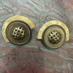 Vintage Brass Earrings